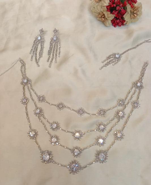 Floral Elegance: The Blooming Jewelry Set(1 karat)