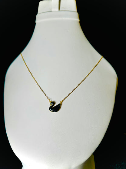 Elegant Swan Pendant